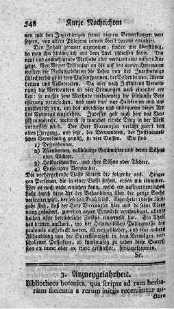 Bibliotheca botanica. Tom.II.