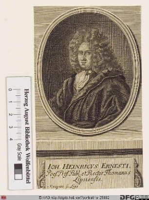 Bildnis Johann Heinrich Ernesti
