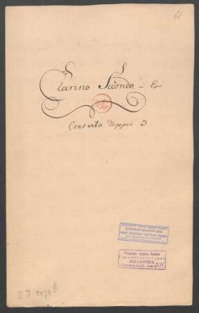 Clarino secondo