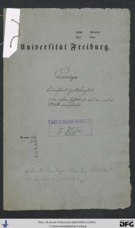 Faszikel mit Korrespondenzen und Abschriften: Privilegien