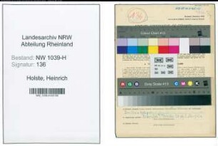 Entnazifizierung Heinrich Holste , geb. 13.05.1920 (Angestellter)