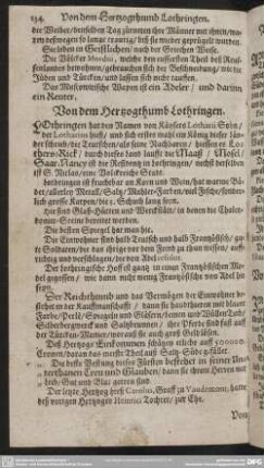 Von dem Hertzogthumb Lothringen