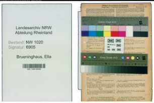 Entnazifizierung Ella Brueninghaus , geb. 10.04.1891 (Lehrerin)