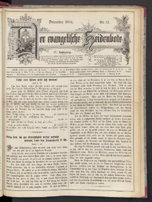 Nr. 12. Dezember 1904