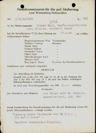 Röhrer, Emil