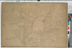 Drensteinfurt (Drensteinfurt), Flurbereinigung Drensteinfurt, Schätzungskarte Drensteinfurt, Stadt Flur 4