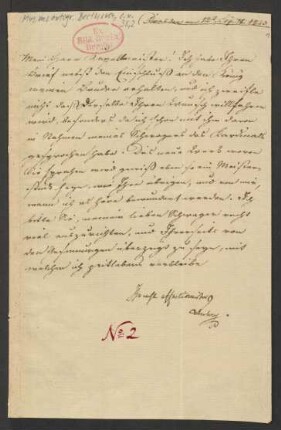 Brief an Ludwig van Beethoven : 12.09.1823