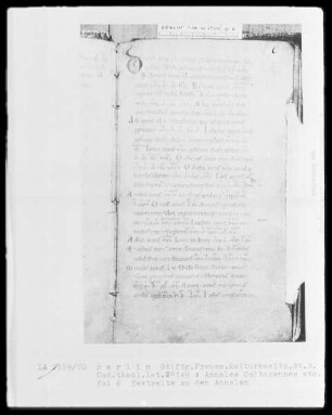 Annales Colbazenses (Kloster Colbaz), Calendarius ecclesiasticum, Sermones Mauricii episcopus Parisiensis — Annales Colbacenses und Calendarius ecclesiasticum, Folio 1 recto - 33 verso — ---, Folio ---