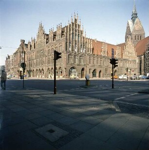 Hannover. Altes Rathaus. Gesamtansicht des Alten Rathauses