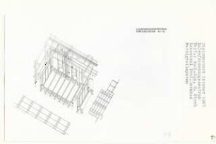 Laienforschungszentrum, Berlin-Gesundbrunnen (Diplomarbeit bei Bernhard Hermkes): Detail Fertigteilsystem 1:50