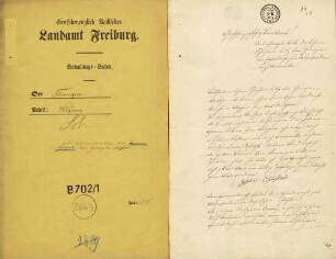 Auswanderung des Johann Schächtele nach Amerika