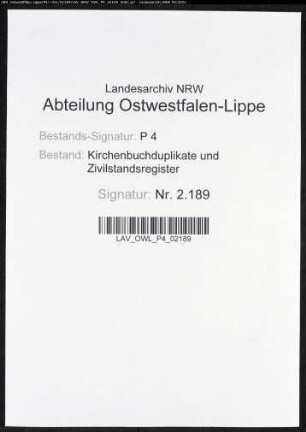 Kirchenbuchduplikate der katholischen Gemeinde (GHT 1827-1841). (Gemeinde: Calle, katholische Gemeinde)