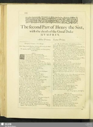 The second Part of Henry the SixtGood Duke Humfrey : with the death of the Good Duke Humfrey