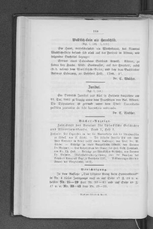 Wallfisch-Bein als Hausschild. : (Vgl. 5, 103. 7, 119.)