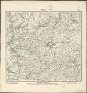 Meßtischblatt 3570 : Bitsch, 1883 : Bitsch. - Aufn. 1882. - 1:25000. - [Berlin]: Reichsamt für Landesaufnahme, 1883. - 1 Kt.