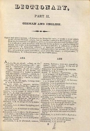 Rabenhorst's pocket dictionary of the german and english languages : in two parts, 2