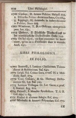 Libri Philologici.