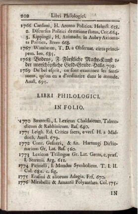 Libri Philologici.