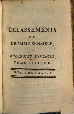 Délassements de l'homme sensible, ou anecdotes diverses, 6