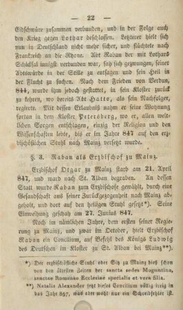 §. 3. Raban als Erzbischof zu Mainz.