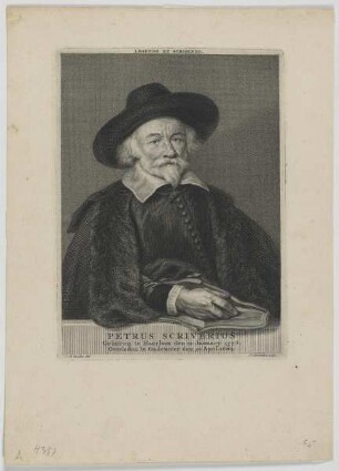 Bildnis des Petrus Scriverius