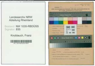 Entnazifizierung Franz Knoblauch , geb. 17.06.1898 (Wiegemeister)