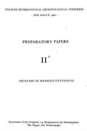 Increase in marries offenders