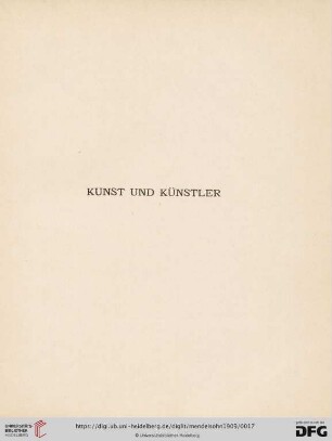 Kunst und Künstler