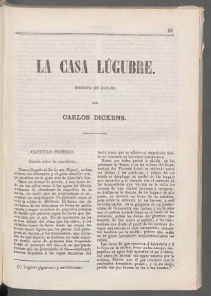 La casa lúgubre.