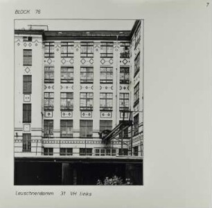 Fotografie: Leuschnerdamm 31, um 1981