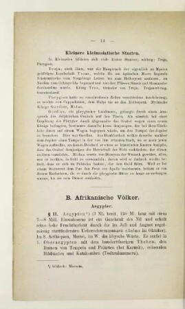 B. Afrikanische Völker