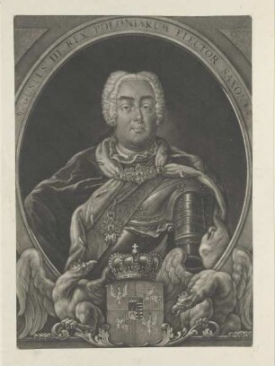 Bildnis des König August III. von Polen