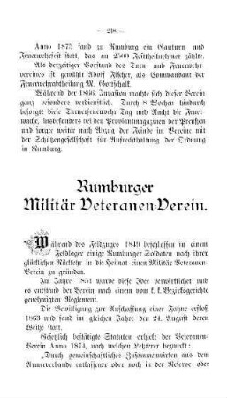 Rumburger Militär Veteranen-Verein