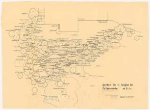 Garten Dr. E. Kogon, Königstein-Falkenstein: Pflanzplan 1:50