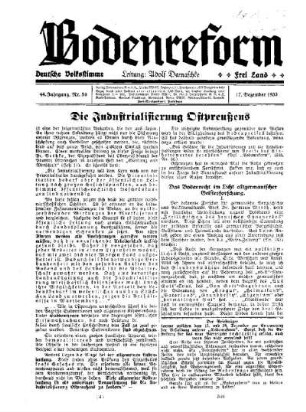 Die Industrialisierung Ostpreußens