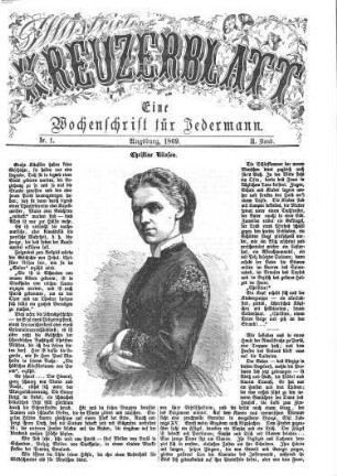 Illustrirtes Kreuzerblatt : eine Wochenschrift für jedermann. 1869/70 = Bd. 2