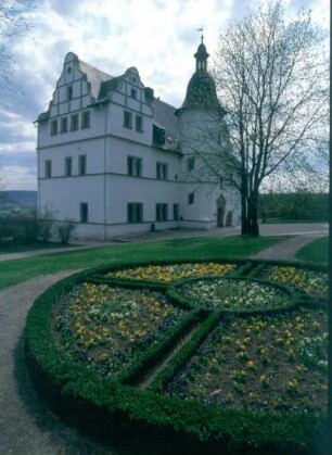 Dornburg. Dornburger Schlösser. Rokoko-Schloss (Goetheschloss) (Neubau 1747; G. H. Krohne)