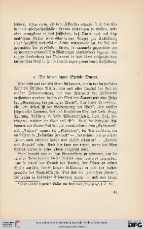 5. Die beiden letzten Sprüche Dürers