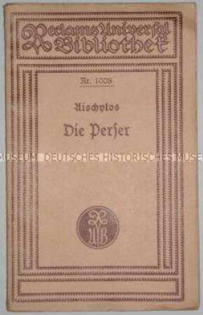 Deutsche Ausgabe von "Die Perser" von Aischylos