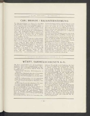 Württ. Sammelschienen A.-G.