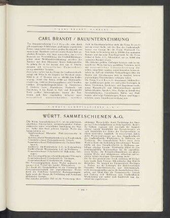 Württ. Sammelschienen A.-G.