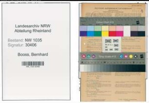 Entnazifizierung Bernhard Booss , geb. 13.01.1903 (Ingenieur)