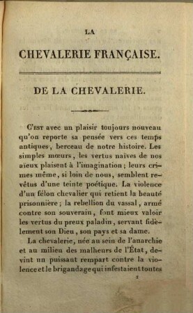 La chevalerie française