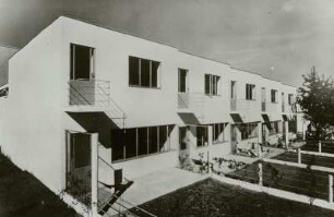 Weißenhofsiedlung, Reihenhäuser