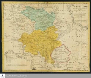 Tractvs Eichsfeldiae in suas Praefecturas divisae nec non Territorii Mvhlhvsani Chorographica : cum confiniis Hassiae & Principatus Calenbergici quo ad partem Goettingensem