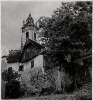 Dürnstein, Stiftskirche und Fischerhaus