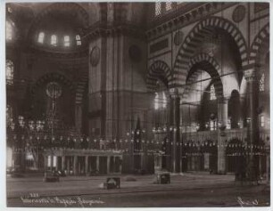 Süleymaniye-Moschee, Istanbul: Innenansicht