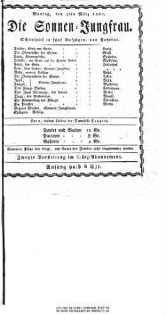 Die Sonnen-Jungfrau