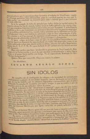 Sin ídolos