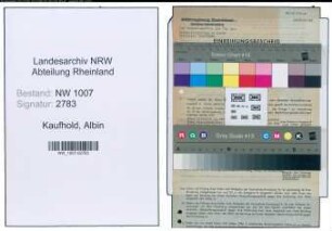 Entnazifizierung Albin Kaufhold , geb. 01.03.1893 (Arbeiter)
